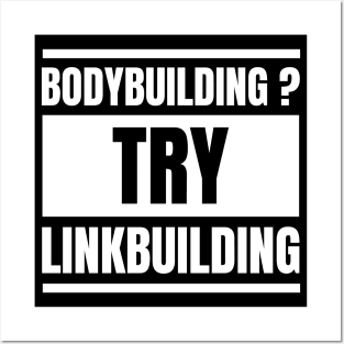 SEO Specialist: Boost Your Ranks with Linkbuilding - Perfect Gift for SEO Experts and Managers into Gym and Lifting Weights Posters and Art